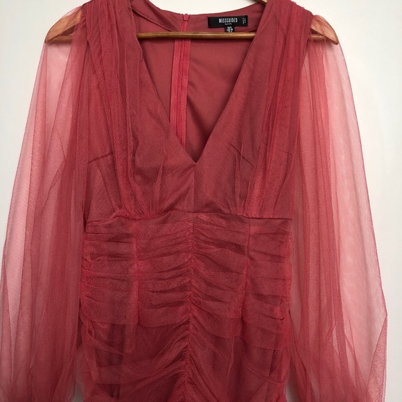 missguided hot pink dress - Picture 2 of 4